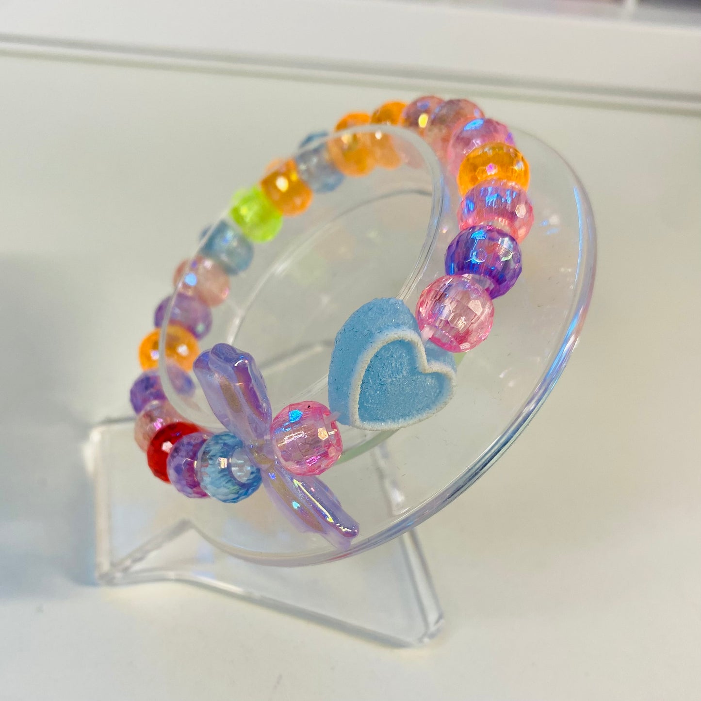 Blue Sugar Heart Charm