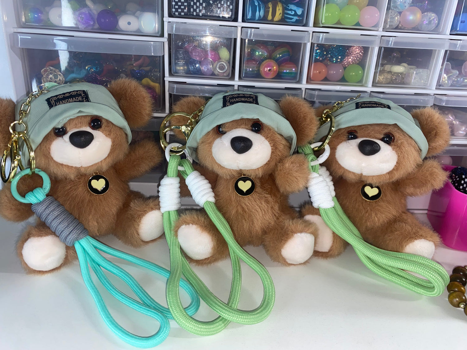Teddy Bear Plushie keychain