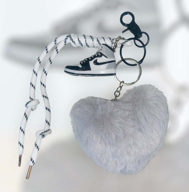 Puffy Heart / Shoe Keychains