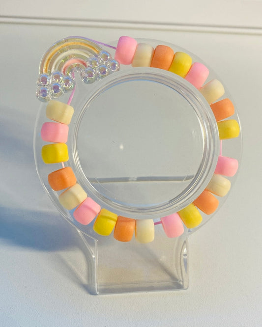 Pink / Orange Rainbow Bracelet