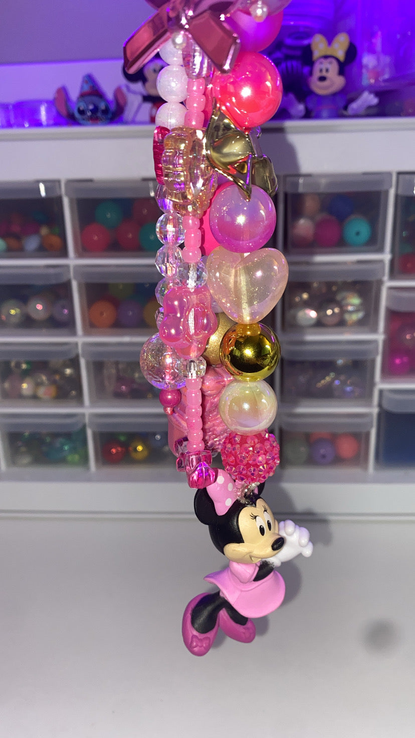 Pink Minnie Bag Charm