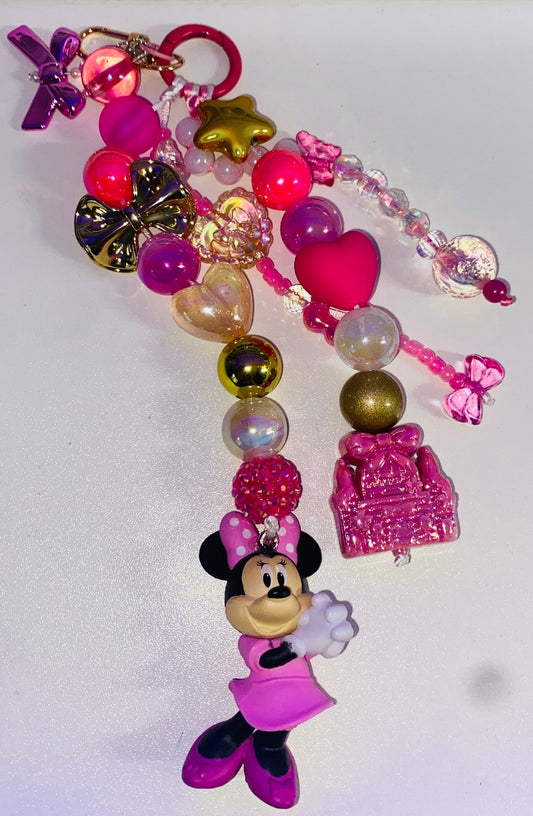 Pink Minnie Bag Charm