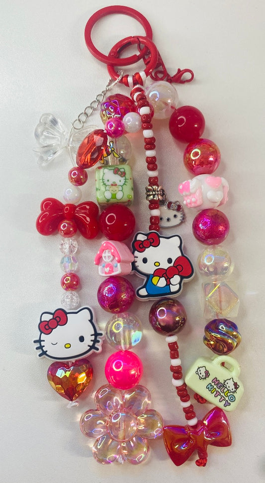 Hello Kitty Red Bow Bag/Key Charm