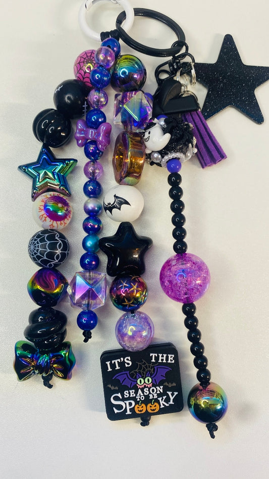 Purple Halloween Bag Charm