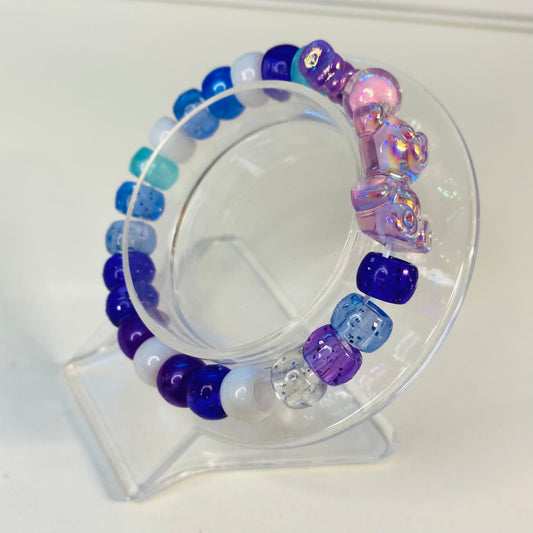 Purple, Iridescent Bear