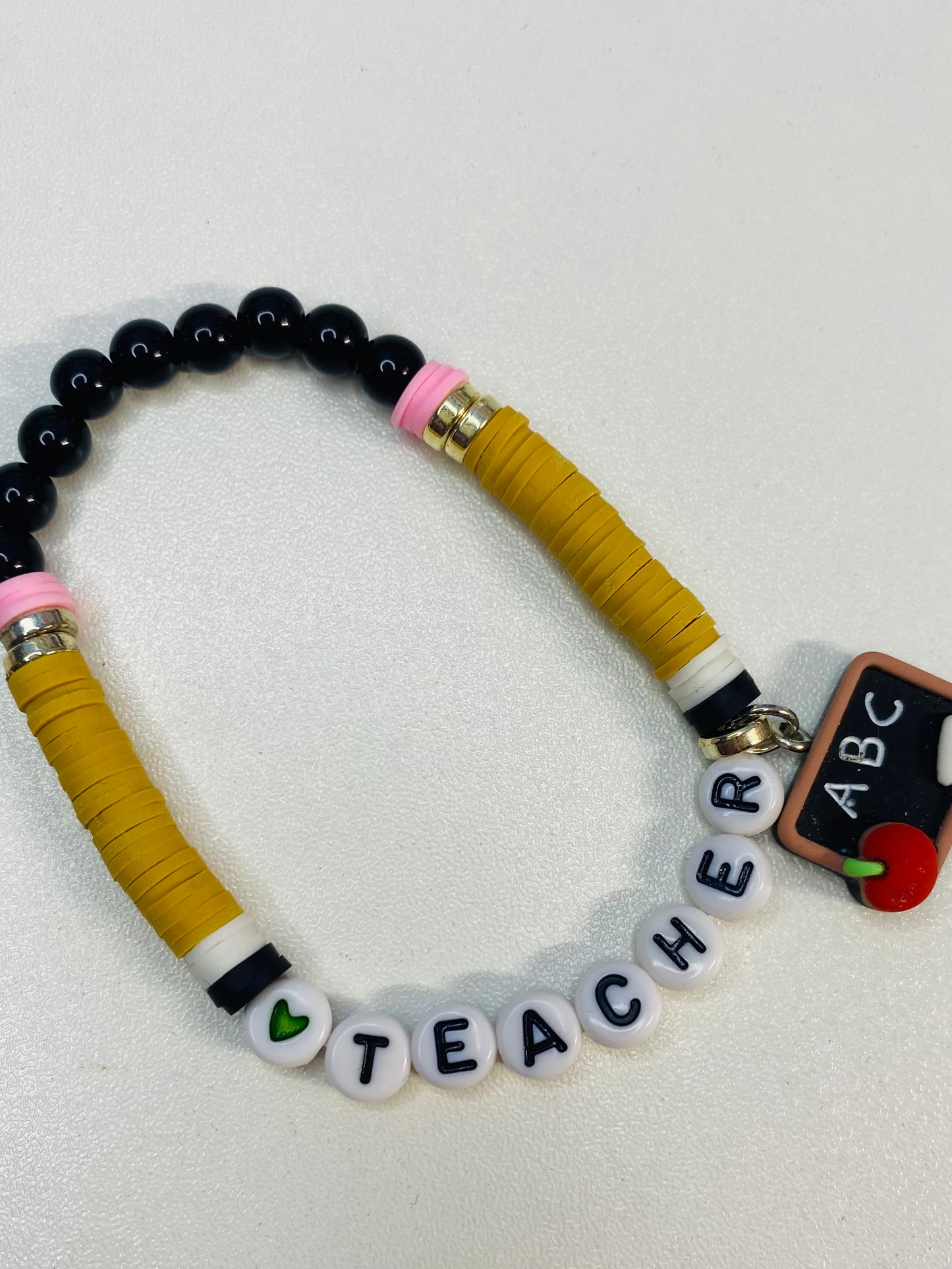 "Teacher" Stretchy Bracelet