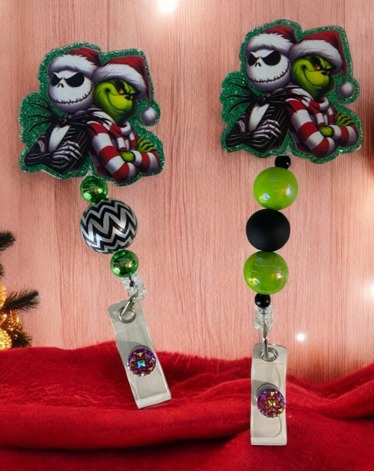 Jack & Grinch Badge Reel