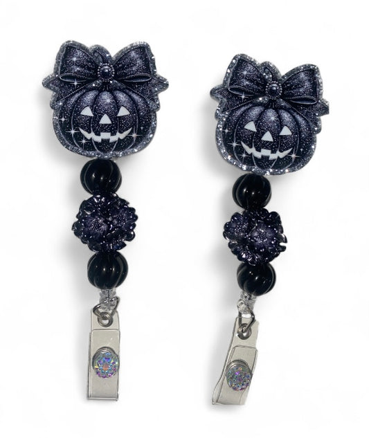 Pumpkin Halloween Badge Reels