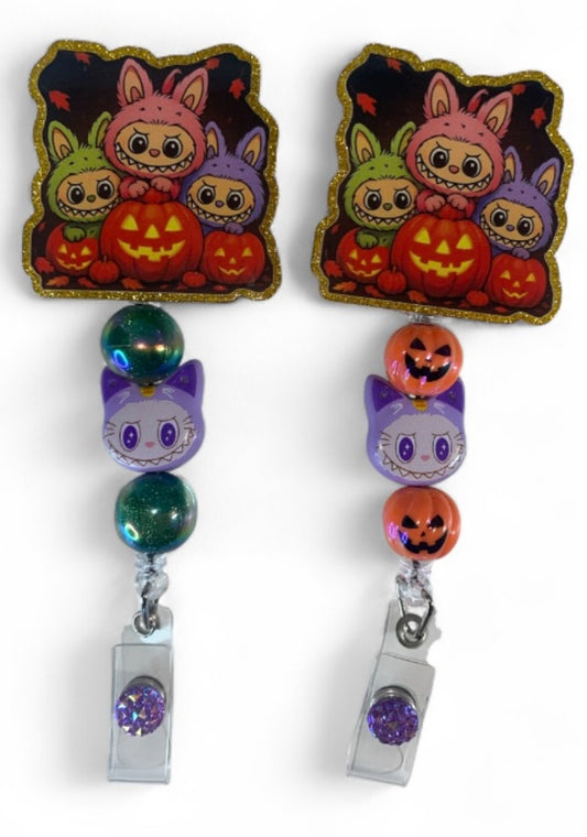 Labubu Halloween Badge Reels