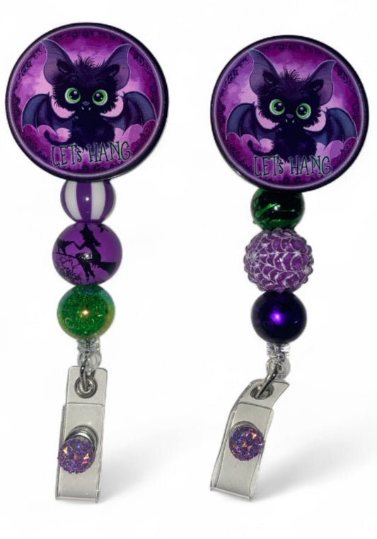 Little Bat Halloween Badge Reels