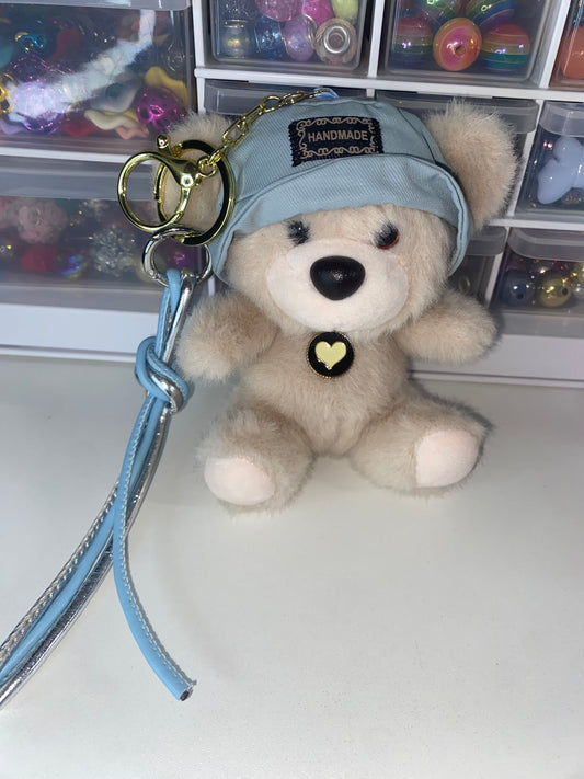 Teddy bear Plushie with Blue Hat