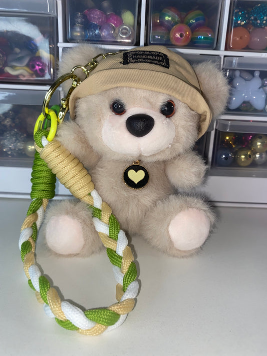 Teddy Bear Plushie with Tan Hat